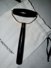 Load image into Gallery viewer, Obsidian Bian Stone Face Facial Roller Spa Massage Wellness Tool
